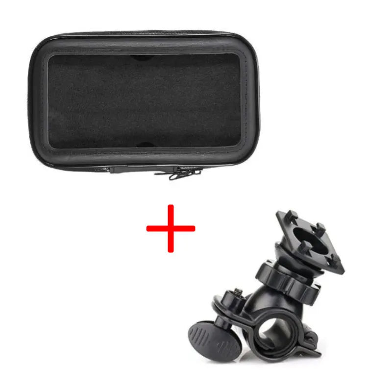 Bicycle Motorcycle Phone Holder Waterproof Case Phone Pouch for iphone 13 Pro Max 12 Mini 11 XR Xs 6s 7 8 Mobile Support Stand