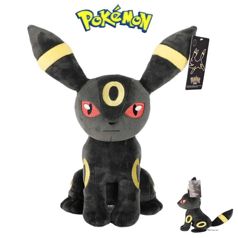 Big Umbreon Pokemon Plush Toy Vaporeon Eevee sylveon laceon Flareon  Leafeon Jolteon Espeon Stuffed Peluche Kids Toy Gift