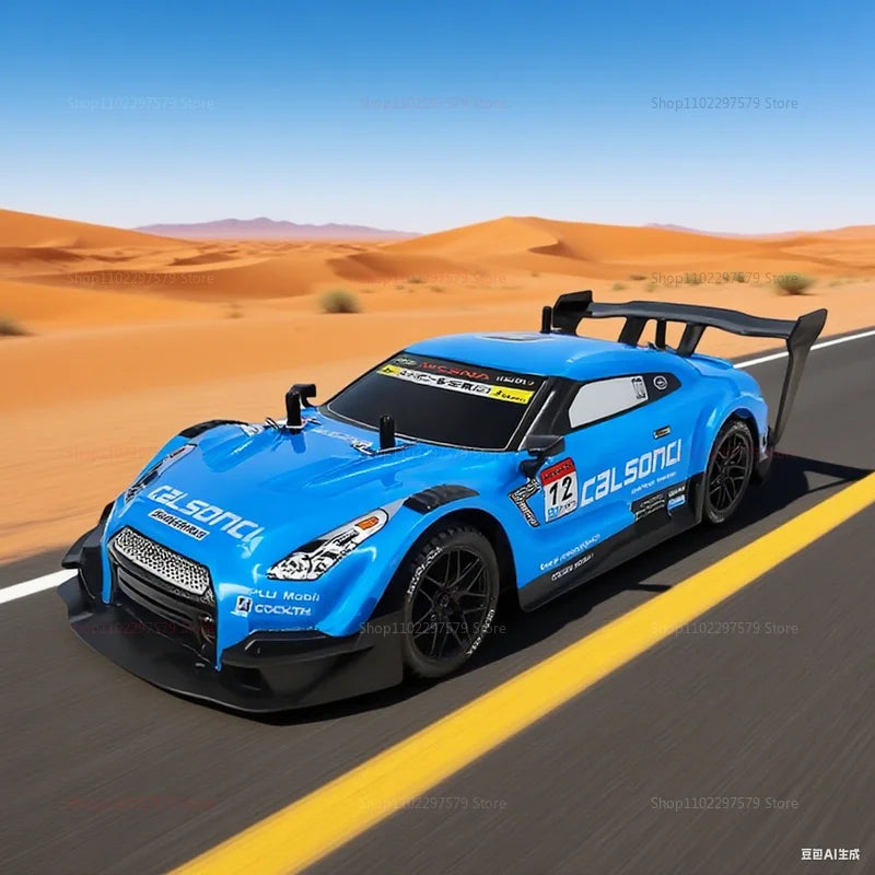 1:14 Scale RC Drift Car 4WD Remote Control Fast GTR Model Off-Road Racing Toy with 2.4Ghz Radio Control for Kids and Beginners